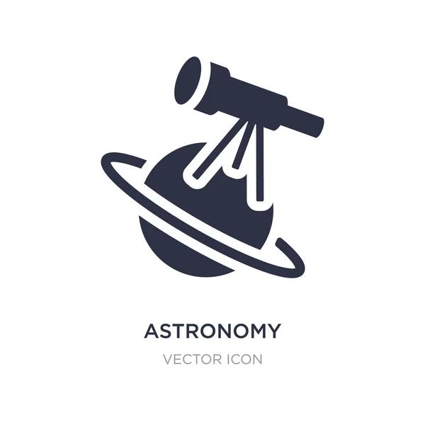 Astronomy icon on white background. Simple element illustration — Stock Vector