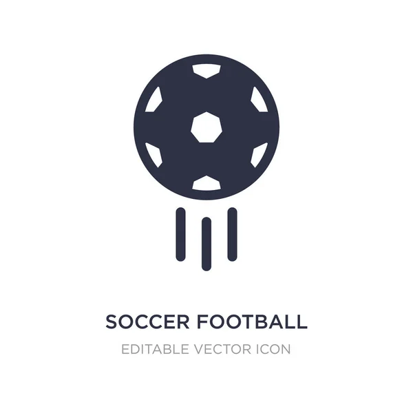Futebol ícone bola de futebol no fundo branco. Elemento simples il — Vetor de Stock