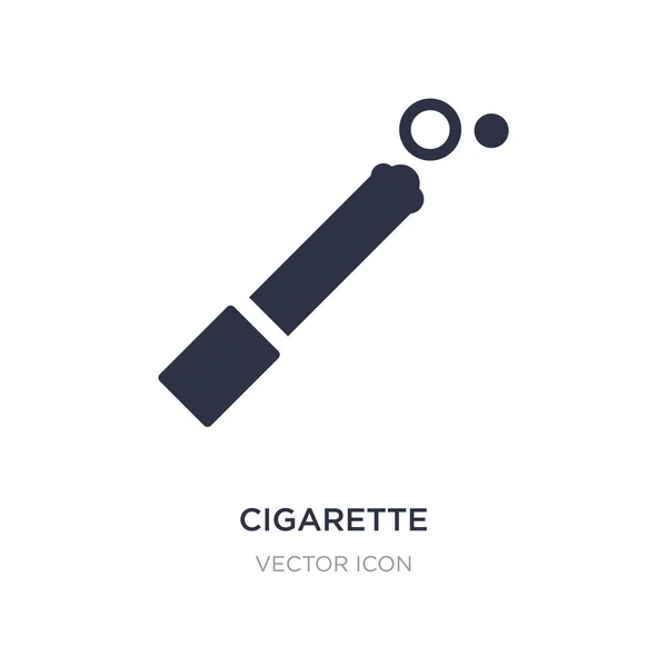 Ícone de cigarro no fundo branco. Ilustração do elemento simples — Vetor de Stock