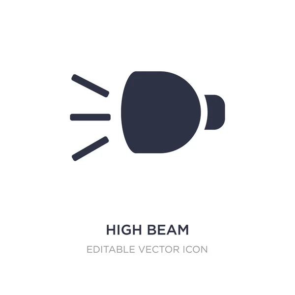 Fernlicht-Symbol auf weißem Hintergrund. einfache Elementillustration — Stockvektor