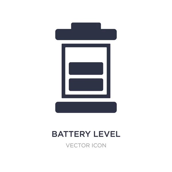 Batteriestandsymbol auf weißem Hintergrund. einfaches Element veranschaulichen — Stockvektor