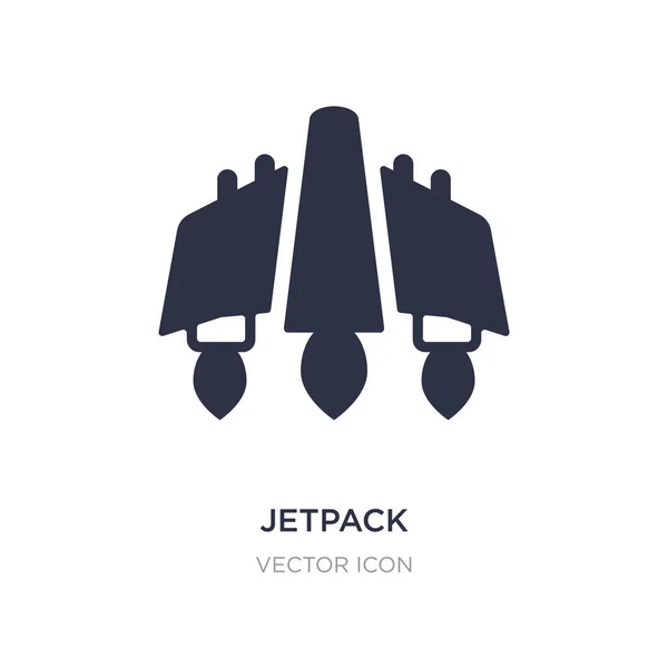 Jetpack-Symbol auf weißem Hintergrund. einfaches Element Illustration fr — Stockvektor