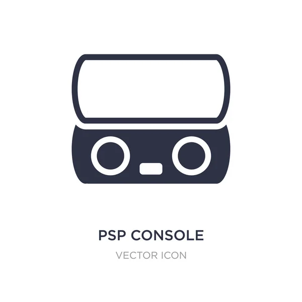 Psp-Konsolensymbol auf weißem Hintergrund. einfaches Element illustratio — Stockvektor