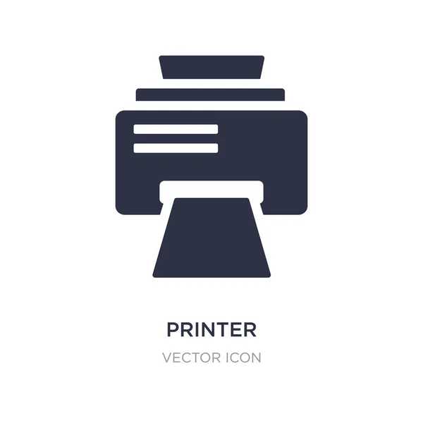 Printer printing squares icon on white background. Simple elemen — Stock Vector