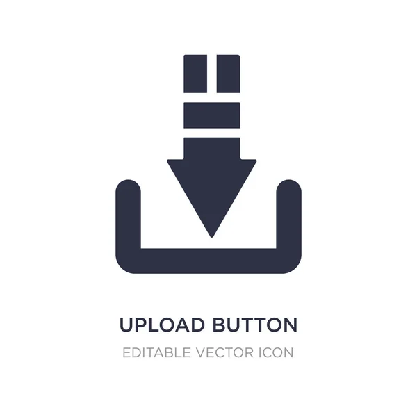 Subir icono de botón en el fondo blanco. Elemento simple illustrat — Vector de stock
