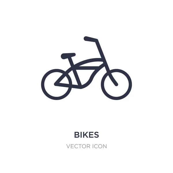 Icône de vélos sur fond blanc. Illustration d'élément simple de — Image vectorielle