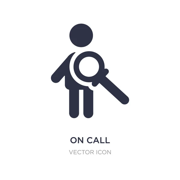 En el icono de llamada sobre fondo blanco. Elemento simple ilustración fr — Vector de stock