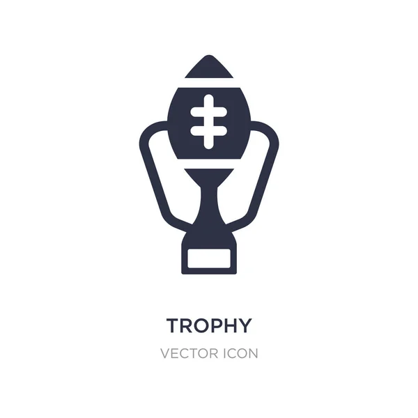 Trophy icon on white background. Simple element illustration fro — Stock Vector