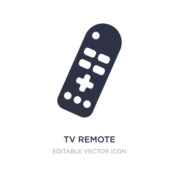 Icône télécommande tv sur fond blanc. Illustration d'élément simple — Image vectorielle
