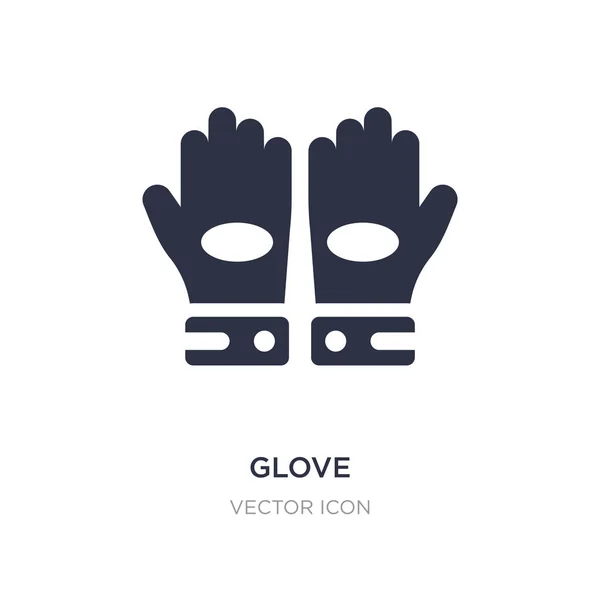 Handschuh-Symbol auf weißem Hintergrund. einfache Elementillustration aus — Stockvektor