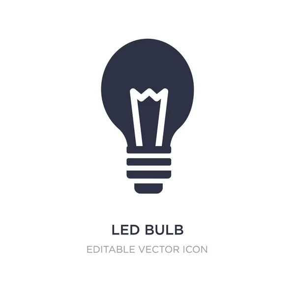 LED-Lampe Symbol auf weißem Hintergrund. einfaches Element Abbildung f — Stockvektor