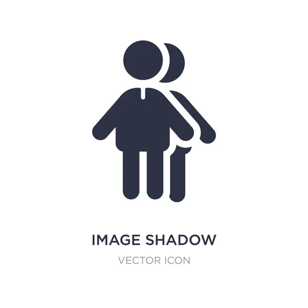 Schattensymbol auf weißem Hintergrund. einfaches Element illuati — Stockvektor