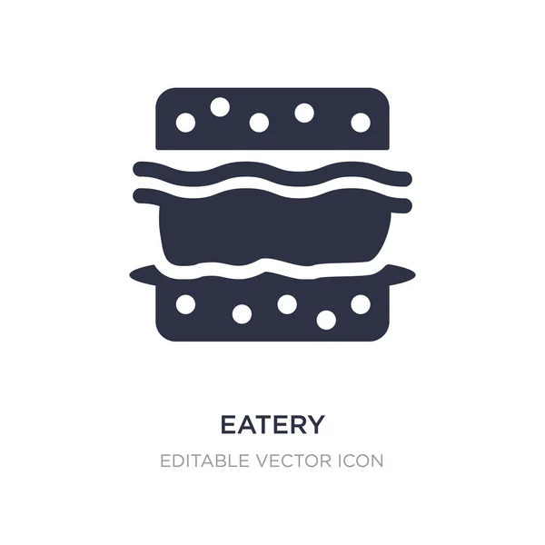 Ícone de restaurante no fundo branco. Elemento simples ilustração fro — Vetor de Stock