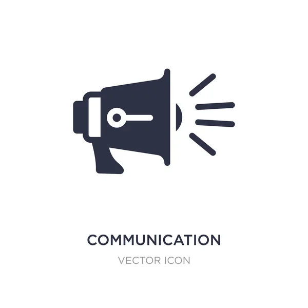 Icône de communication sur fond blanc. Illustrat d'élément simple — Image vectorielle