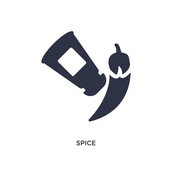 Spice icon on white background. Simple element illustration from — Stock Vector