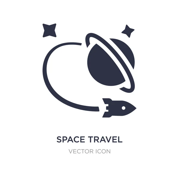 Ícone de viagem espacial no fundo branco. Elemento simples ilustrati — Vetor de Stock