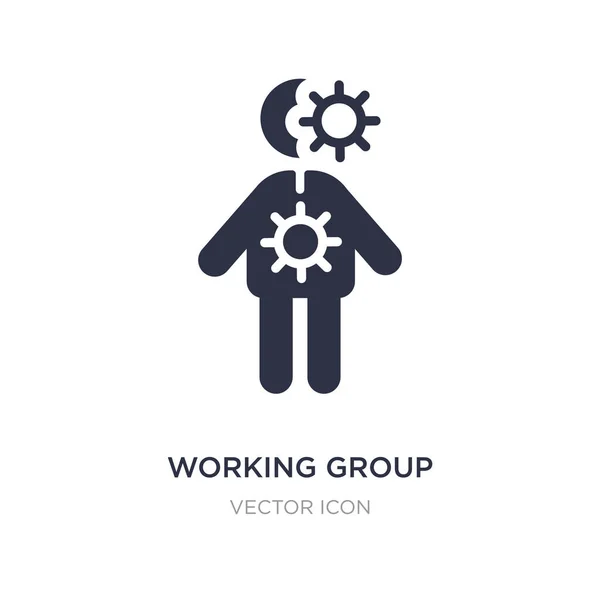 Symbol der Arbeitsgruppe auf weißem Hintergrund. einfaches Element veranschaulichen — Stockvektor