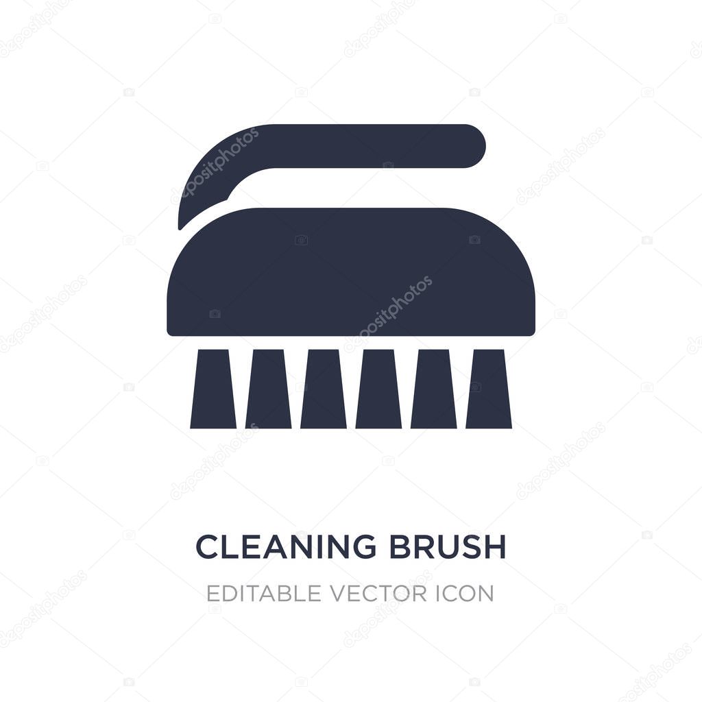 Cleaning brush icon on white background. Simple element illustration from Miscellaneous concept. cleaning brush icon symbol design.