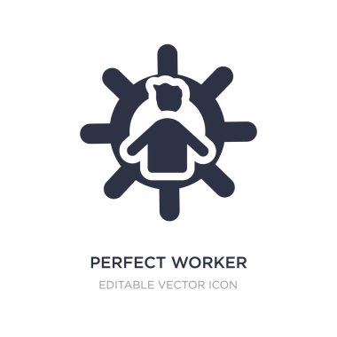 Beyaz arka plan üzerinde mükemmel alt simge. Basit öğe illustra