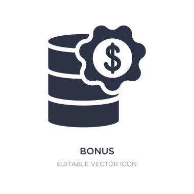 bonus simgesi beyaz arka plan üzerinde. Basit öğe örnek