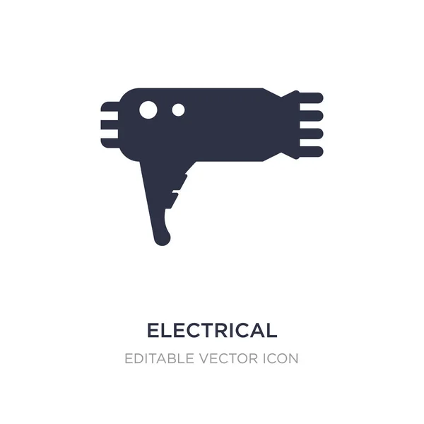 Ícone aparelhos elétricos no fundo branco. Elemento simples i — Vetor de Stock
