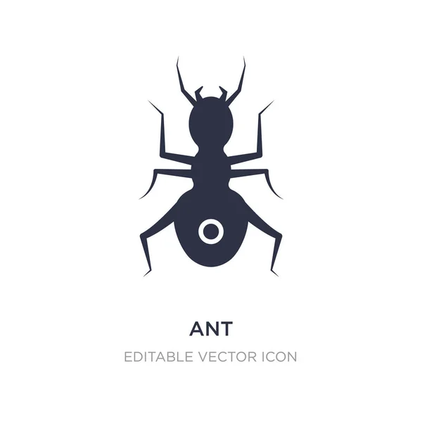 Ameisensymbol auf weißem Hintergrund. einfache Elementillustration aus einem — Stockvektor