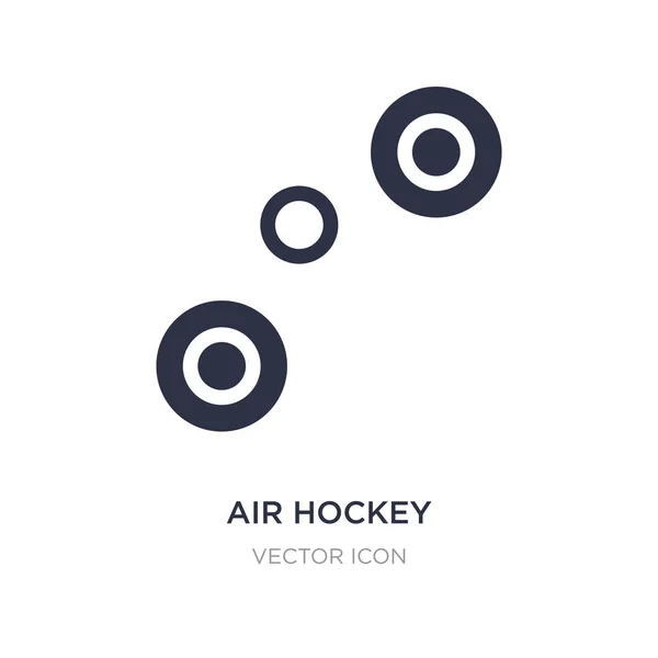 Icône du hockey aérien sur fond blanc. Illustration d'élément simple — Image vectorielle