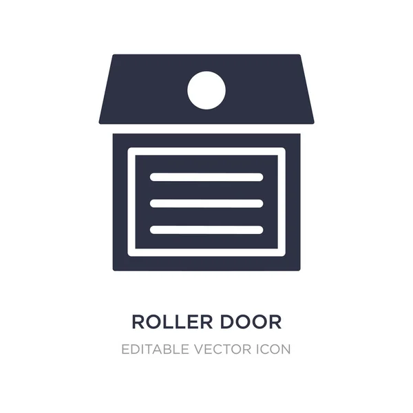 Rolltor-Symbol auf weißem Hintergrund. einfaches Element illustratio — Stockvektor