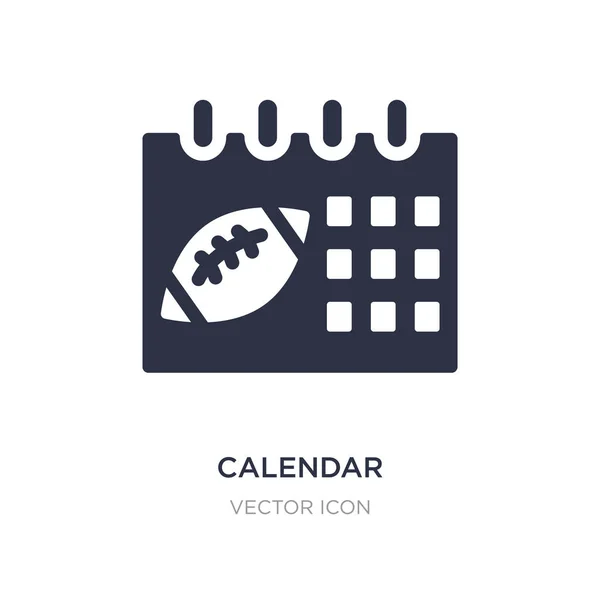 Icono del calendario sobre fondo blanco. Elemento simple ilustración f — Vector de stock