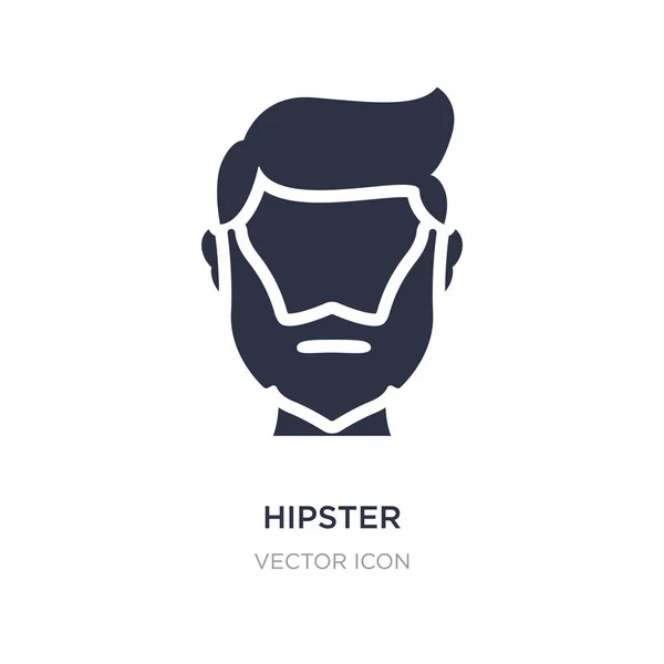 Hipster icon on white background. Simple element illustration fr — Stock Vector
