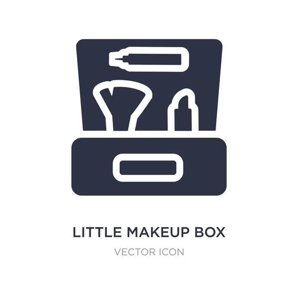 Little makeup box icon on white background. Simple element illus — Stock Vector