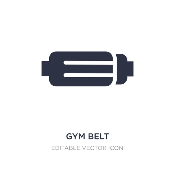 Gym belt icon on white background. Simple element illustration f — Stock Vector