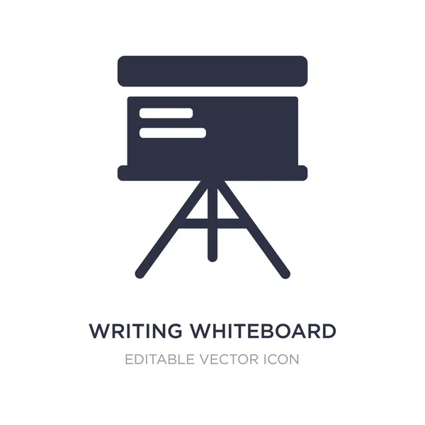 Whiteboard-Symbol auf weißem Hintergrund schreiben. Einfaches Element illu — Stockvektor
