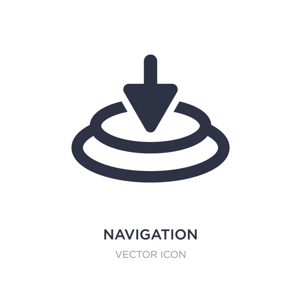 Icône de navigation sur fond blanc. Illustration d'élément simple — Image vectorielle