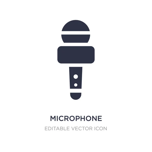 Ícone de ferramenta de voz microfone no fundo branco. Elemento simples i — Vetor de Stock