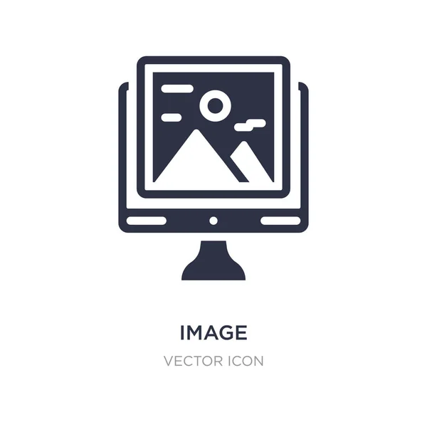 Image icon on white background. Simple element illustration from — Stock Vector