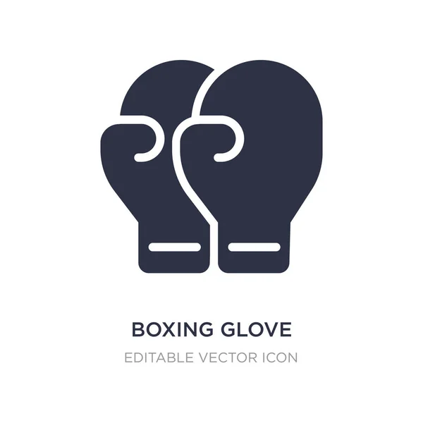 Guante de boxeo icono sobre fondo blanco. Elemento simple illustrati — Archivo Imágenes Vectoriales