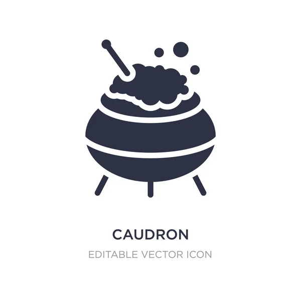 Caudron icon on white background. Simple element illustration fr — Stock Vector