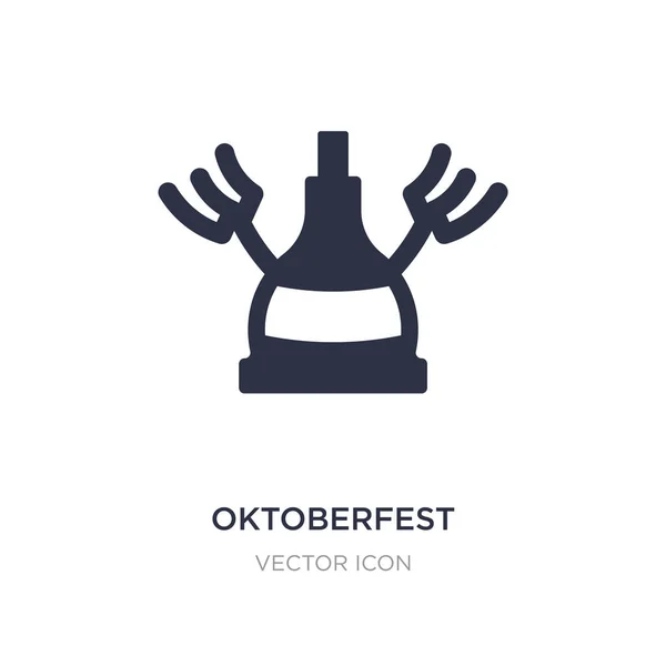 Oktoberfest icon on white background. Simple element illustratio — Stock Vector