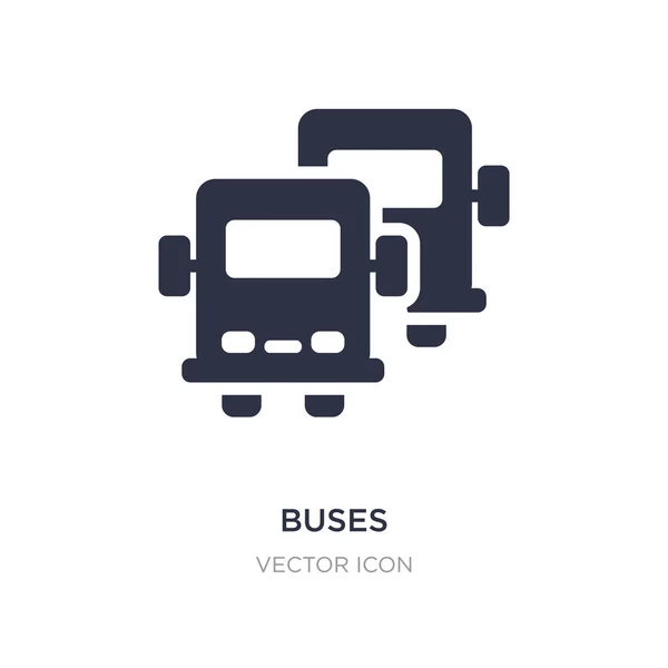 Icône de bus sur fond blanc. Illustration d'élément simple de — Image vectorielle