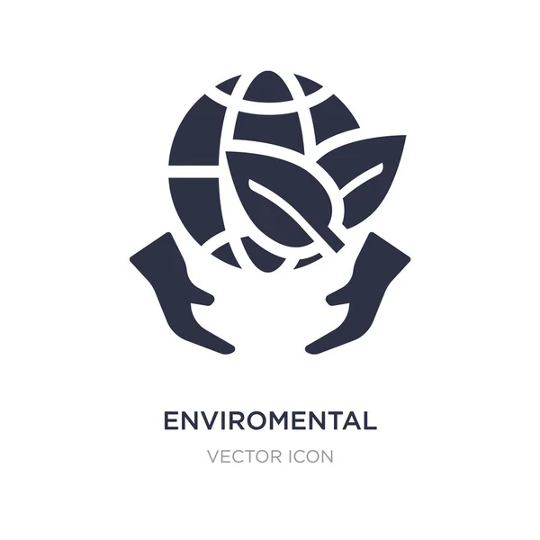 Umweltschutzsymbol auf weißem Hintergrund. einfaches Element — Stockvektor