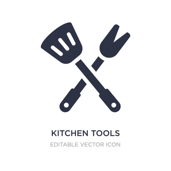 Icono de herramientas de cocina sobre fondo blanco. Elemento simple illustrat — Vector de stock