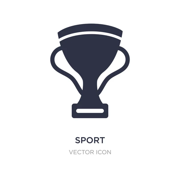 Icono de la copa de competición deportiva sobre fondo blanco. Elemento simple i — Vector de stock