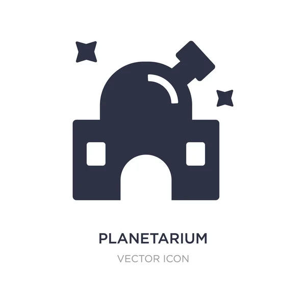 Planetarium-Symbol auf weißem Hintergrund. einfaches Element illustratio — Stockvektor