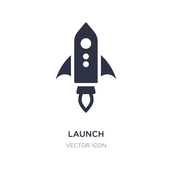 Launch-Symbol auf weißem Hintergrund. einfaches Element Illustration hin und her — Stockvektor