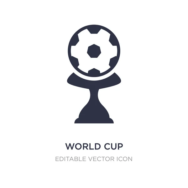 Icono de la copa del mundo sobre fondo blanco. Elemento simple ilustración — Vector de stock