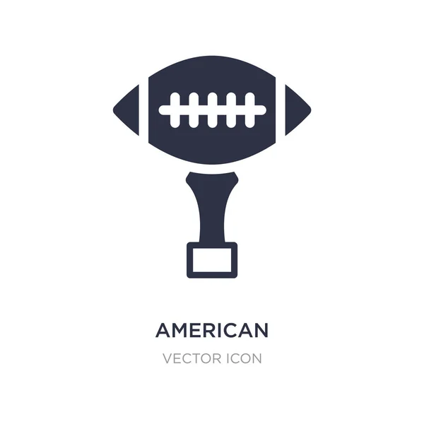 American Football Trophey icono sobre fondo blanco. Elemento simple — Vector de stock