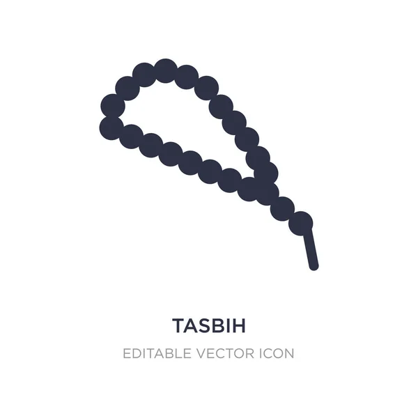 Значок tasbih на білому тлі. Проста ілюстрація елемента fro — стоковий вектор