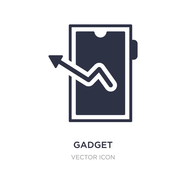 Icono de gadget sobre fondo blanco. Elemento simple ilustración fro — Vector de stock