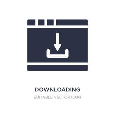 Beyaz arka plan üstünde kutsal kişilerin resmi indiriyor. Basit öğe illustratio